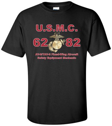 United States Marine Corps MOS 6282 AV-8/TAV-8 Fixed-Wing Aircraft Safety Equipment Mechanic Apparel