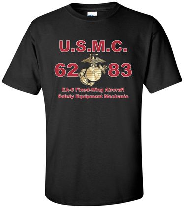United States Marine Corps MOS 6283 EA-6 Fixed-Wing Aircraft Safety Equipment Mechanic Apparel