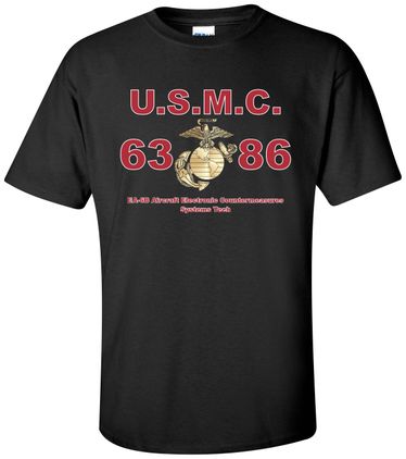 United States Marine Corps MOS 6386 EA-6B Aircraft Electronic Countermeasures Systems Tech Apparel