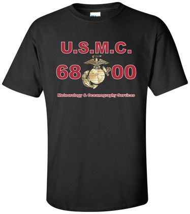 United States Marine Corps MOS 6800Meteorology&OceanographyServices Apparel