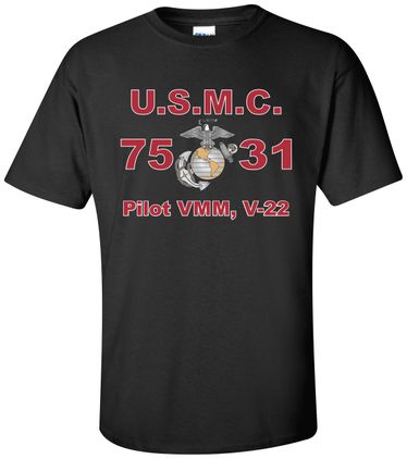 United States Marine Corps MOS 7531 Pilot VMM,V-22 Apparel