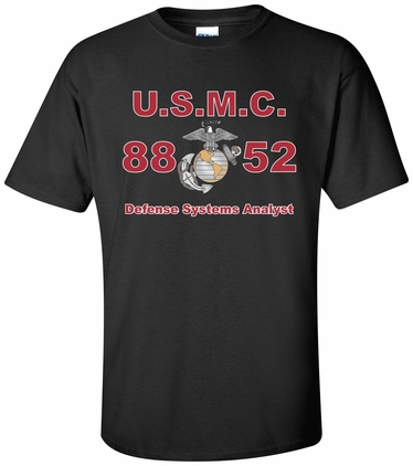 United States Marine Corps MOS 8852 Defense Systems Analyst Apparel