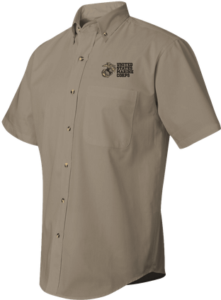 United States Marine Corps Short Sleeve Dress Shirt - CLOSEOUT SALE!