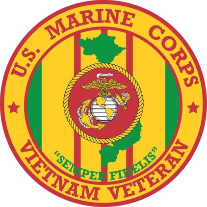 United States Marine Corps Vietnam Veteran Decal
