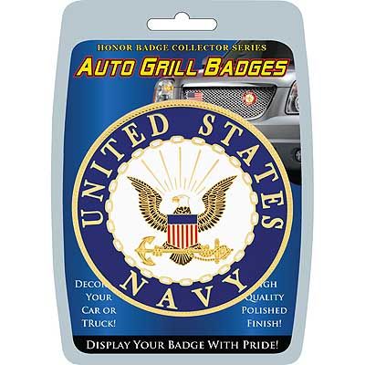 United States Navy Automobile Grill Badge