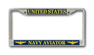 United States Navy Aviator License Plate Frame