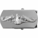 United States Navy Submarine Enlisted Seaman Belt Buckle with Silver Dolphins