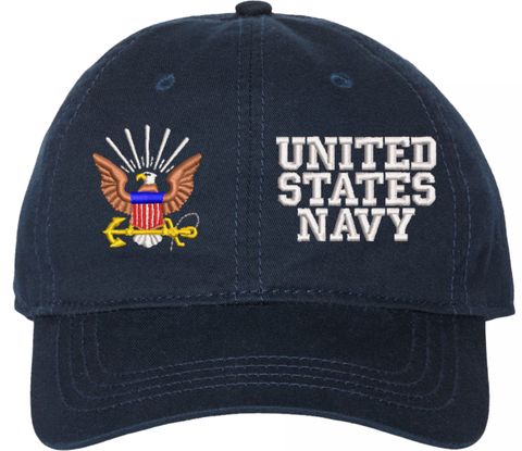United States Navy Unstructured Dad Cap