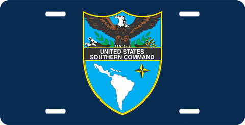 United States Southern Command License Plate