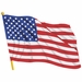 UNITED STATES WAVING FLAG VINYL TRANSFER DECAL