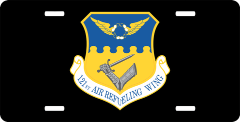 U.S. Air Force 121st Air Refueling Wing License Plate