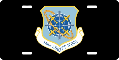 U.S. Air Force 146th Airlift Wing License Plate