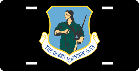 U.S. Air Force 158th Fighter Wing License Plate