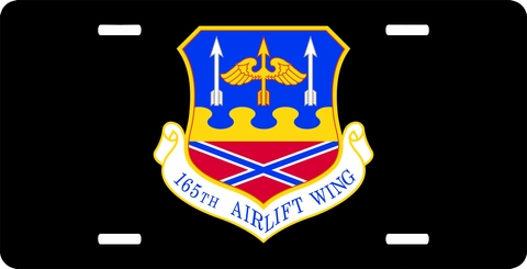 U.S. Air Force 165th Airlift Wing License Plate