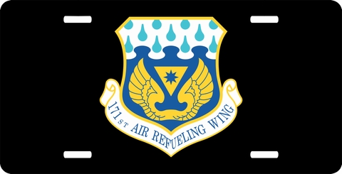 U.S. Air Force 171st Air Refueling Wing License Plate