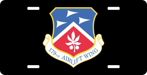 U.S. Air Force 179th Airlift Wing License Plate