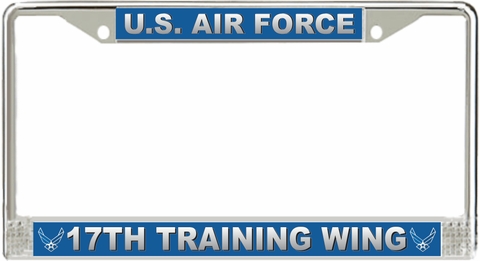 U.S. Air Force 17th Training Wing License Plate Frame