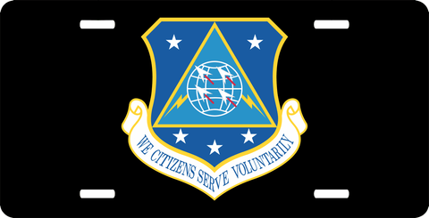 U.S. Air Force 180th Fighter Wing License Plate