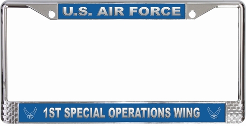 U.S. Air Force 1st Special Operations Wing License Plate Frame