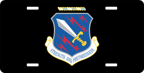 U.S. Air Force 21st Space Wing License Plate