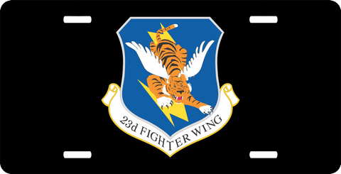 U.S. Air Force 23rd Fighter Wing License Plate