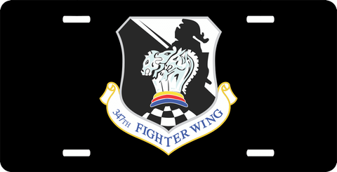 U.S. Air Force 347th Wing License Plate