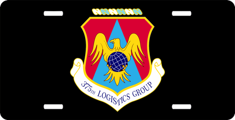 U.S. Air Force 375th Logistics Group License Plate