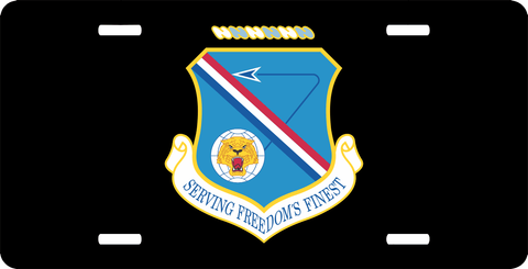 U.S. Air Force 377th Air Base Wing License Plate