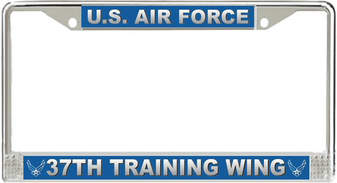 U.S. Air Force 37th Training Wing License Plate Frame