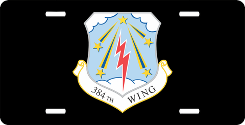 U.S. Air Force 384th Wing License Plate