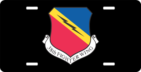 U.S. Air Force 388th Fighter Wing License Plate