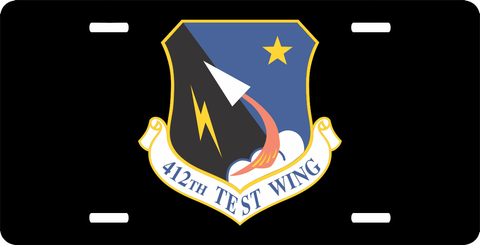 U.S. Air Force 412th Test Wing License Plate
