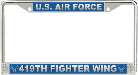U.S. Air Force 419th Fighter Wing License Plate Frame