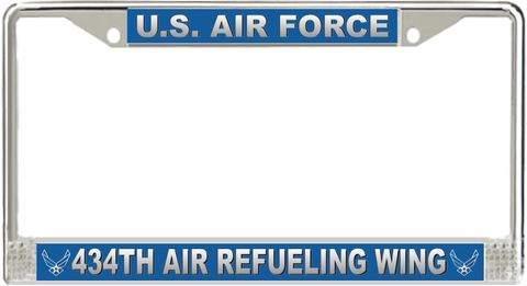 U.S. Air Force 434th Air Refueling Wing License Plate Frame