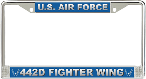 U.S. Air Force 442d Fighter Wing License Plate Frame