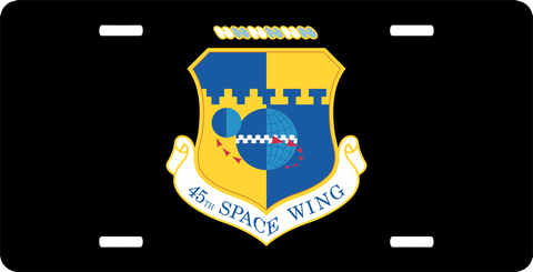 U.S. Air Force 45th Space Wing License Plate