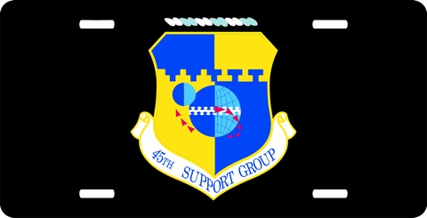 U.S. Air Force 45th Support Group License Plate