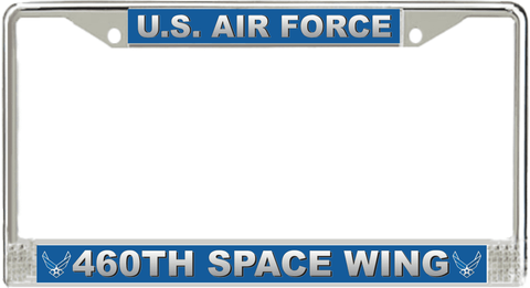 U.S. Air Force 460th Space Wing License Plate Frame