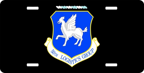 U.S. Air Force 50th Logistics Group License Plate