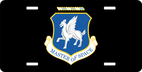 U.S. Air Force 50th Space Wing License Plate