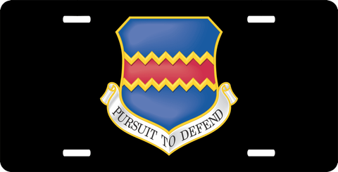 U.S. Air Force 55th Wing 3D 1995 License Plate
