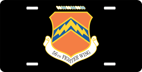 U.S. Air Force 56th Fighter Wing License Plate
