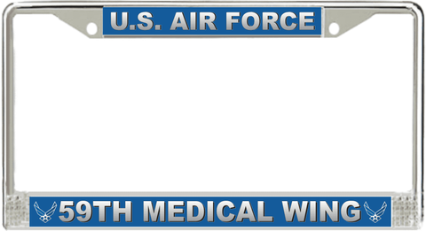 U.S. Air Force 59th Medical Wing License Plate Frame