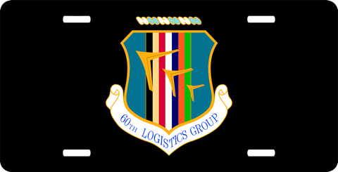 U.S. Air Force 60th Logistics Group License Plate