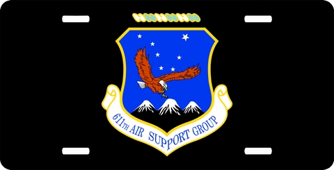 U.S. Air Force 611th Air Support Group License Plate