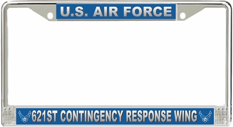 U.S. Air Force 621st Contingency Response Wing License Plate Frame