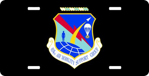U.S. Air Force 624th Air Mobility Support Group License Plate