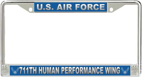 U.S. Air Force 711th Human Performance Wing License Plate Frame