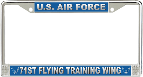 U.S. Air Force 71st Flying Training Wing License Plate Frame