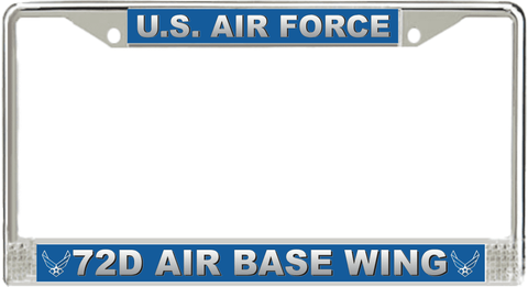 U.S. Air Force 72d Air Base Wing License Plate Frame